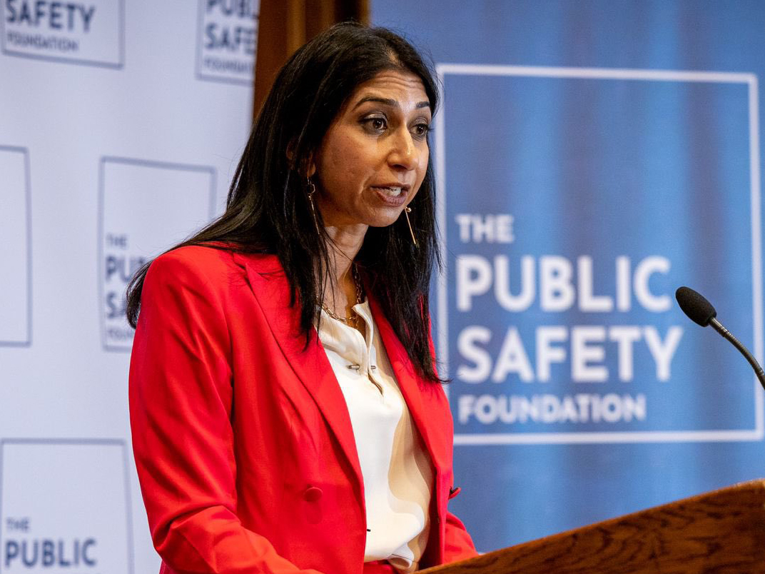 UK Interior Minister Suella Braverman speaks at Public Safety Foundation

