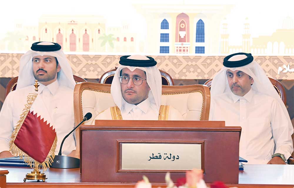 Dr Saud bin Abdullah Al Attiyah, Deputy Undersecretary for Economic Affairs at the Ministry of Finance taking part in the meeting in Muscat.
