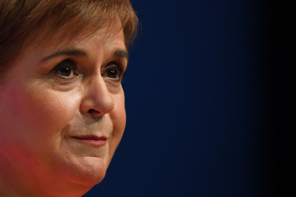 (FILES) Scotland's First Minister and leader of the Scottish National Party (Photo by ANDY BUCHANAN / AFP)
