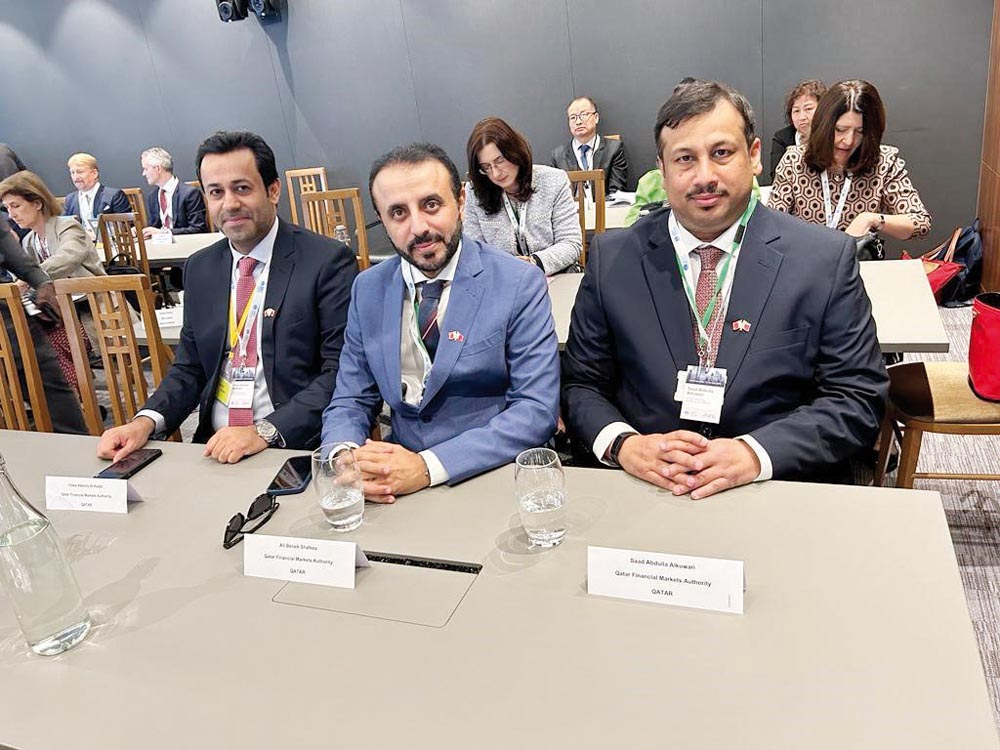 QFMA officials taking part in the ANNA meeting held yesterday in London.