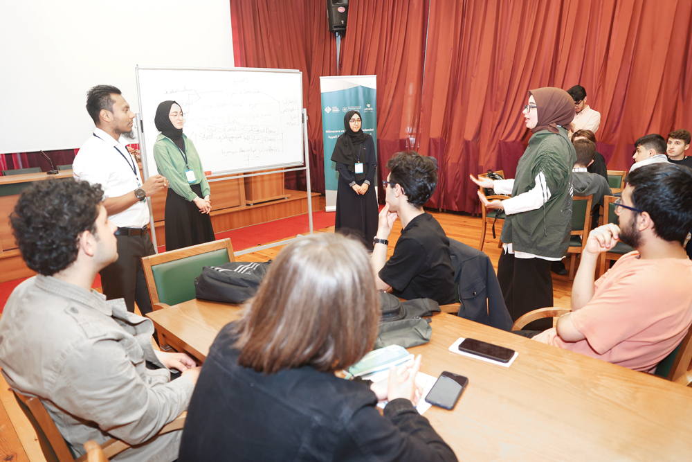 Participants during the event.