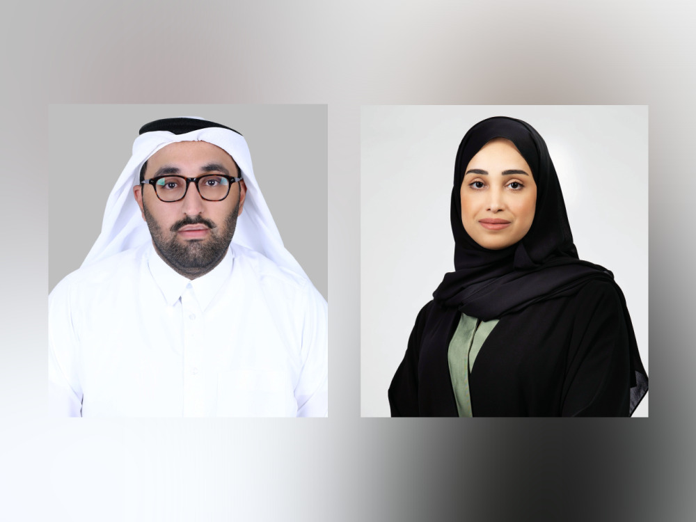 Sheikh Hamad bin Ahmed Al-Thani (L); Eng. Khaloud Karbon (R)