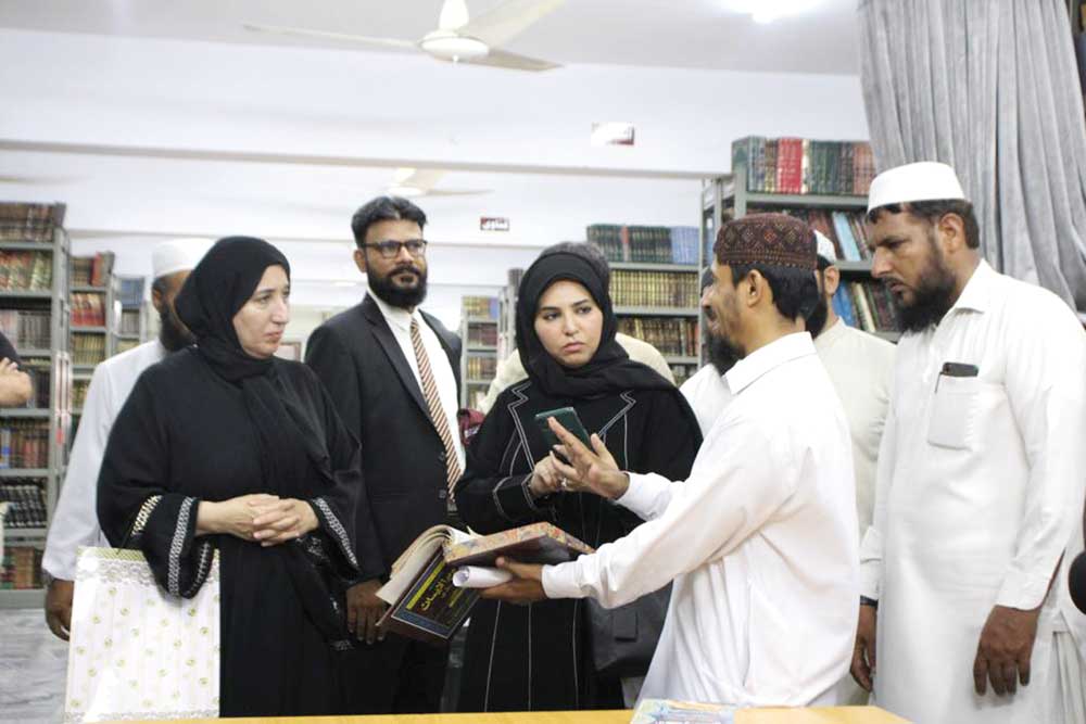 Media Advisor for Sheikh Hamad Award for Translation and International Understanding Dr. Hanan Al Fayyad (third right), during an event to promote the award in Pakistan.