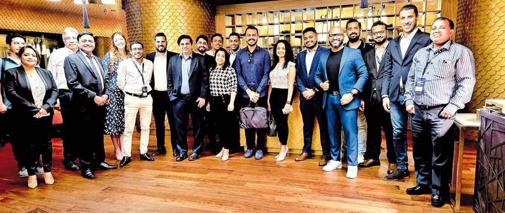 Officials during the partnership agreement signing ceremony.