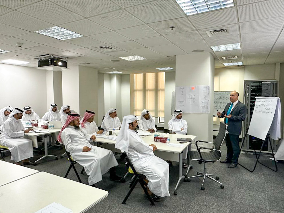 Officials during a session. 