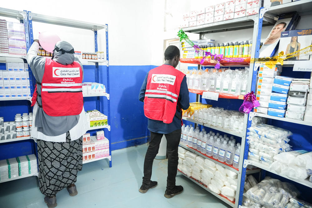 The new pharmacy unit at Wad Medani Teaching Hospital in Gezira State in Sudan.