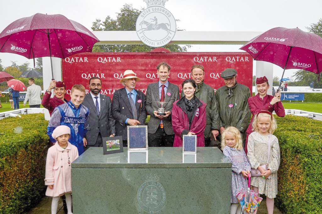 Fahad bin Mohammed Al Kuwari, Cultural Attache of the Embassy of the State of Qatar in the United Kingdom, presented the trophies to the winners of Gr2 Qatar Lillie Langtry Stakes, the feature race of the final day of the Goodwood Racecourse.