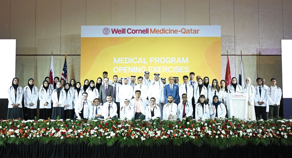  New cohort of future doctors during the ceremony.