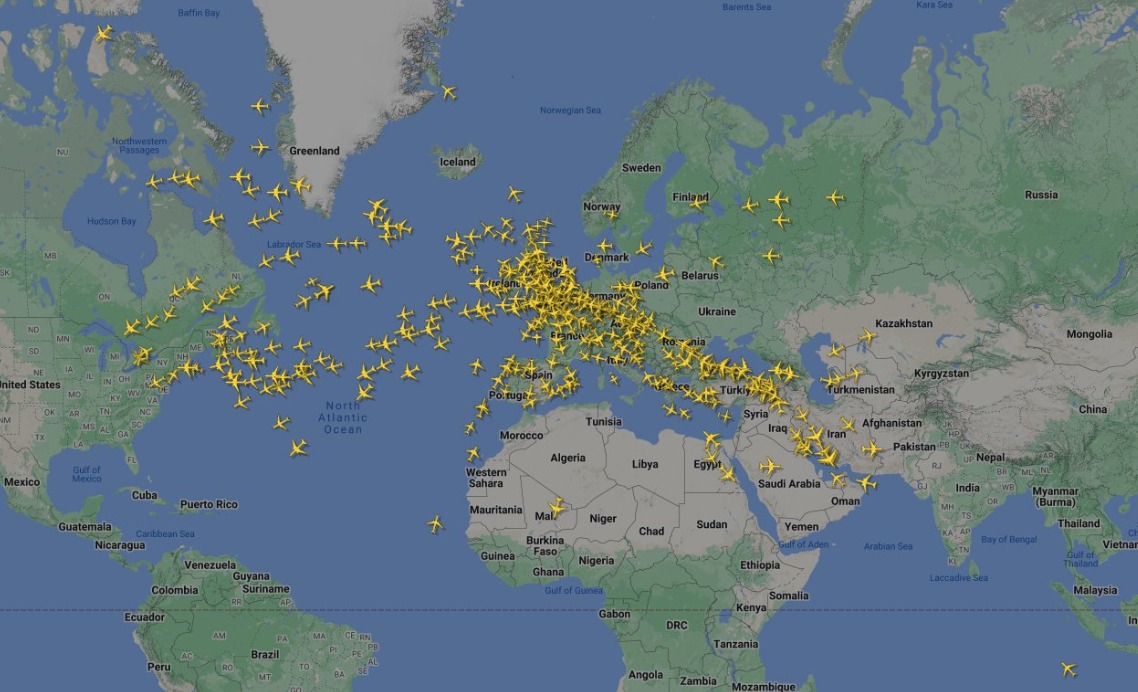 Source: Twitter/@flightradar24