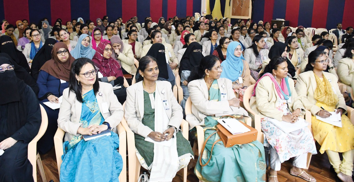 Ideal Indian School Teachers during the orientation programme.