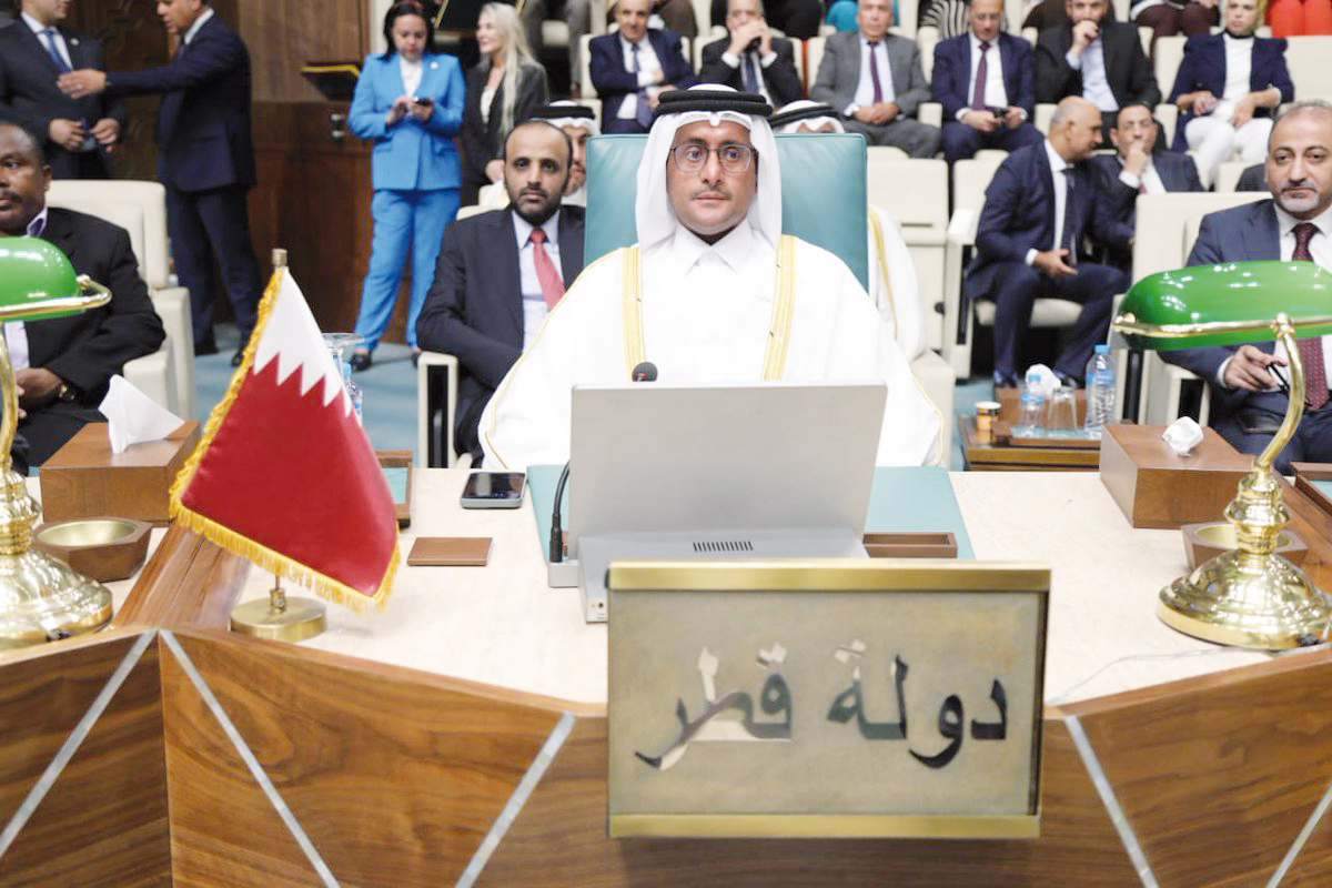 Assistant Undersecretary for Economic Affairs at the Ministry of Finance Dr. Saud Abdullah Al Attiyah during the 112th session of the Arab Economic and Social Council at the ministerial level, held in Cairo.