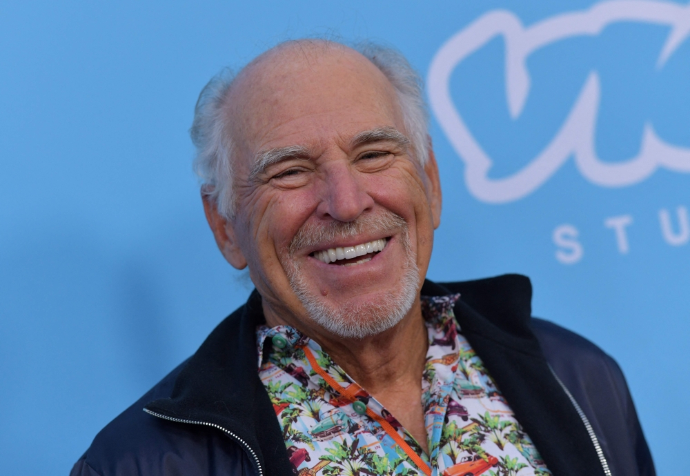 (Files) US musician Jimmy Buffett arrives for the Los Angeles premiere of 