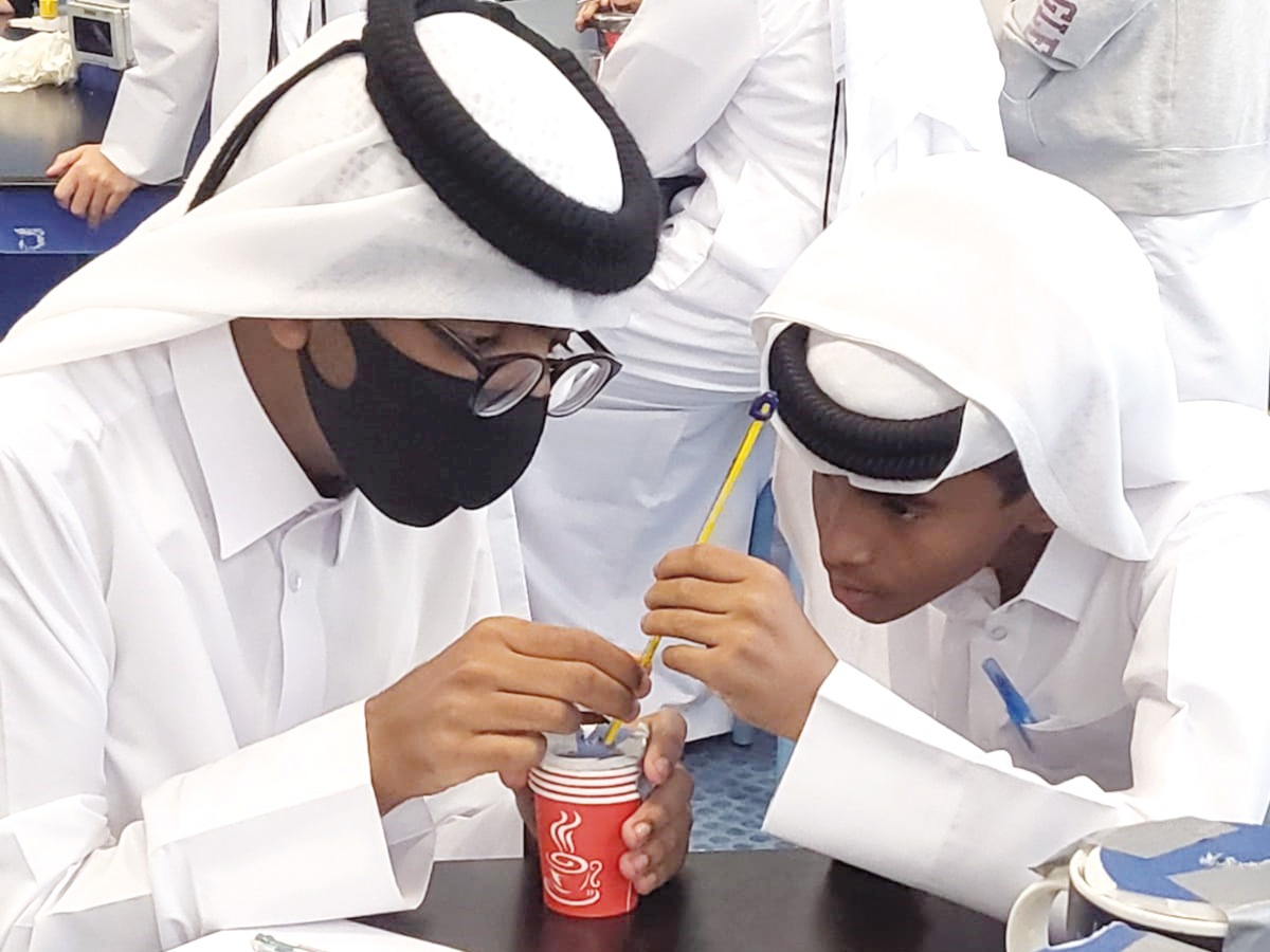 Students at the QU-YSC workshop.