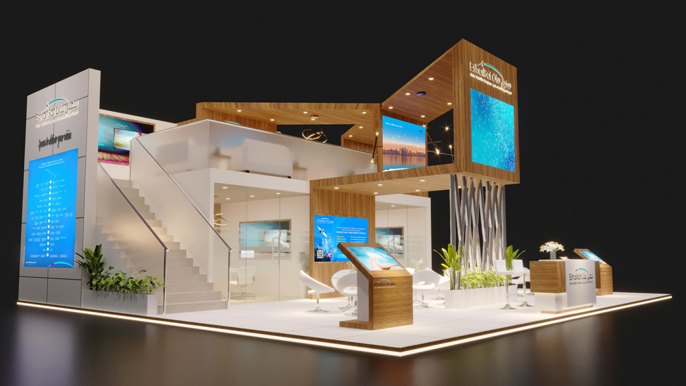 Es’hailSat stall at the annual IBC exhibition in Amsterdam.