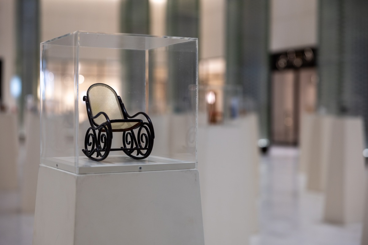 A view of the Miniatures Exhibition by Al Mana Maples located at Doha Design District.