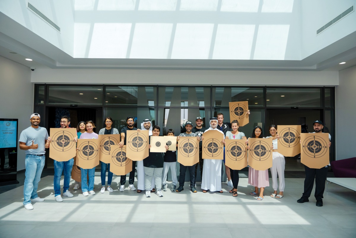 Qatar Tourism staff who participated in the activities.