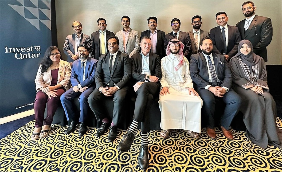 IBPC Qatar and Invest Qatar officials during the business rountable event.