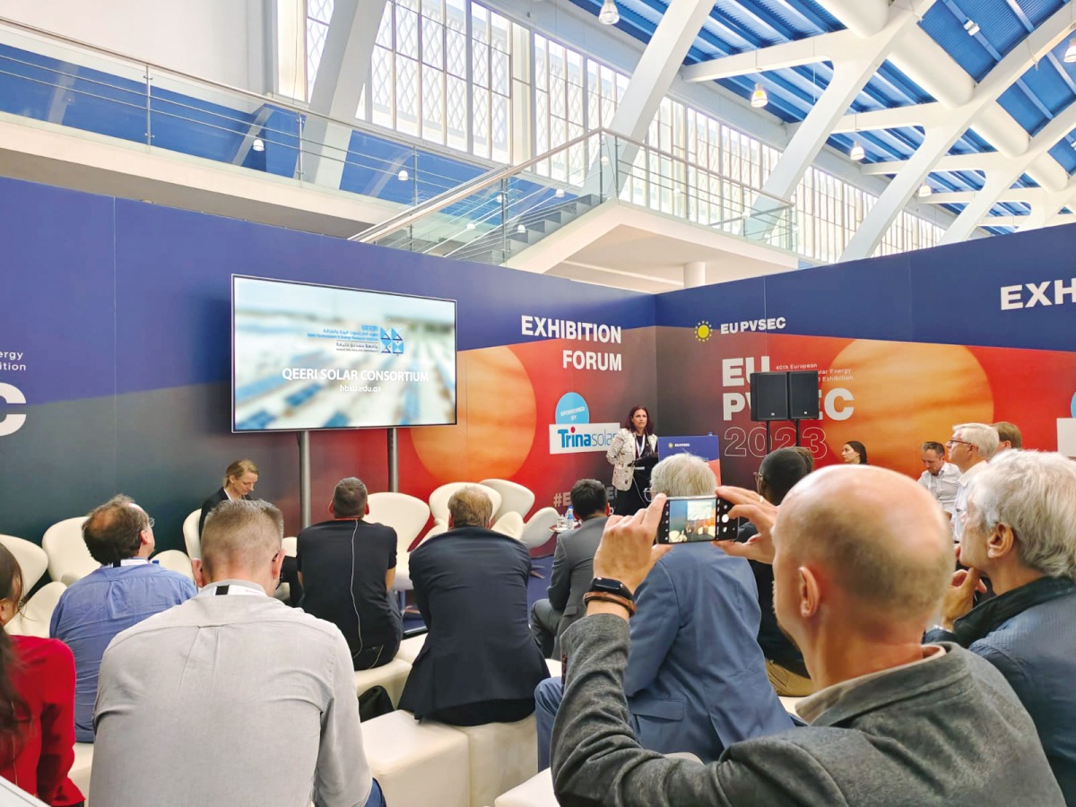 QEERI also joined 70 organisations as an exhibitor at EU PVSEC.