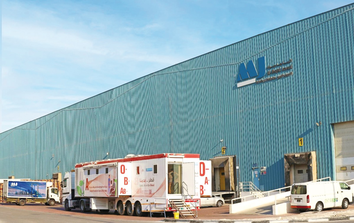 AMJ warehouse at the Logistics Village Qatar.