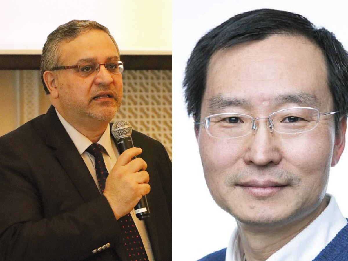 Dr. Feras Alali (left) and Dr. Zumin Shi