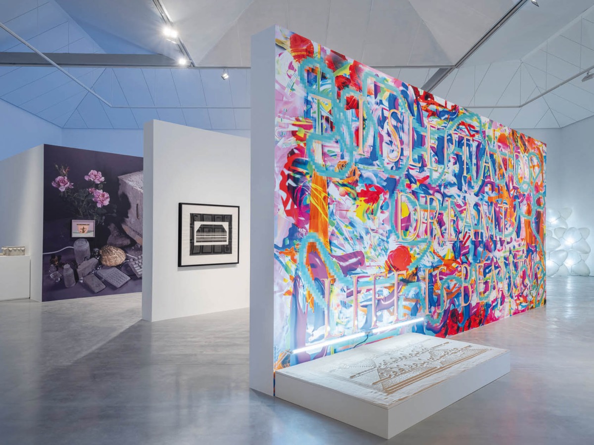 A view of Watering the Desert.. Contemporary Art from Qatar at YuzMuseum, Shanghai, 2023.  pic: Alessandro Wang
