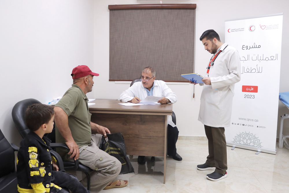 QRCS is implementing a general pediatric surgery project in Amman.