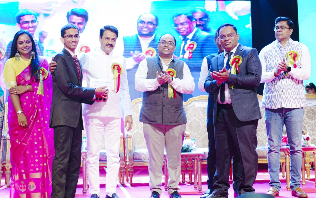 Officials and guests during 39th Annual Day celebration of the IIS.