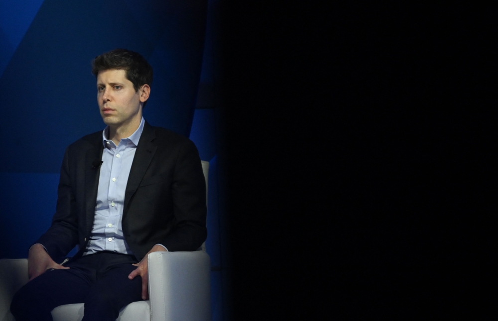 (FILES) Sam Altman, CEO of OpenAI participates in the “Charting the Path Forward: The Future of Artificial Intelligence” at the Asia-Pacific Economic Cooperation (APEC) Leaders' Week in San Francisco, California, on November 16, 2023. (Photo by ANDREW CABALLERO-REYNOLDS / AFP)
