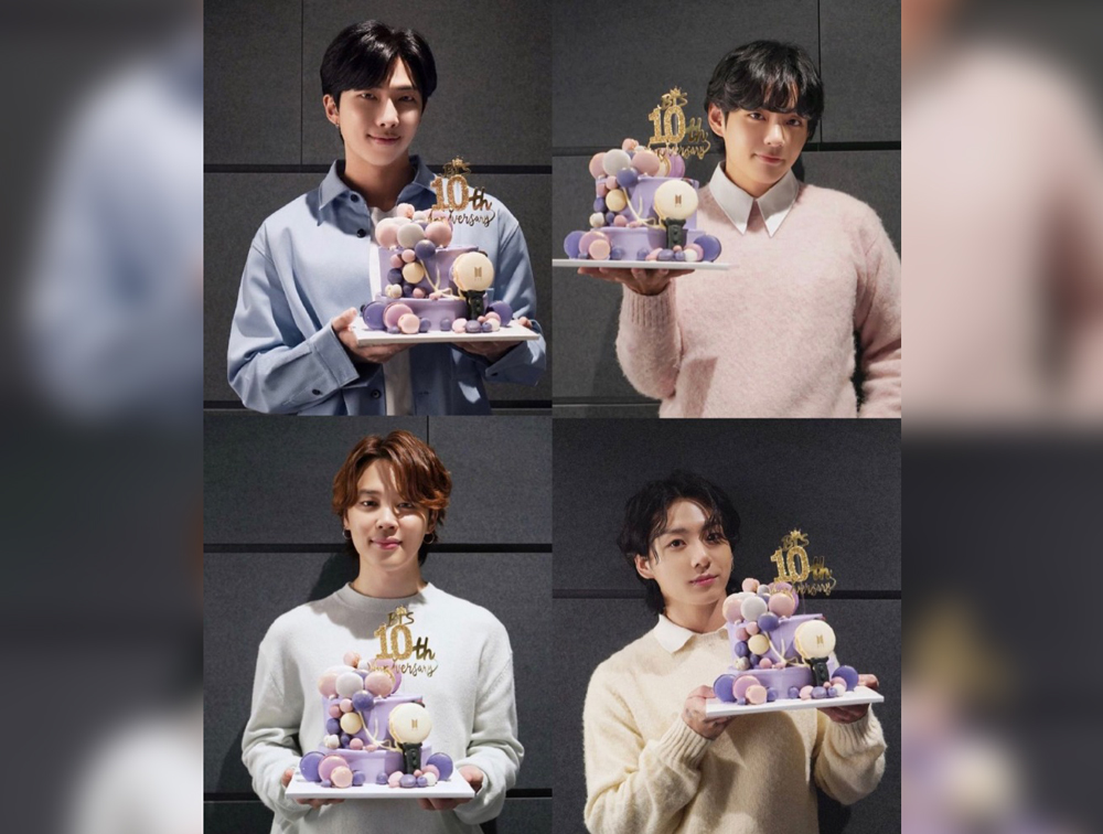 RM, V, Jimin, and Jungkook of BTS are getting ready to join the military, according to BigHit Entertainment on Wednesday. Photo credit: BigHit's Instagram account