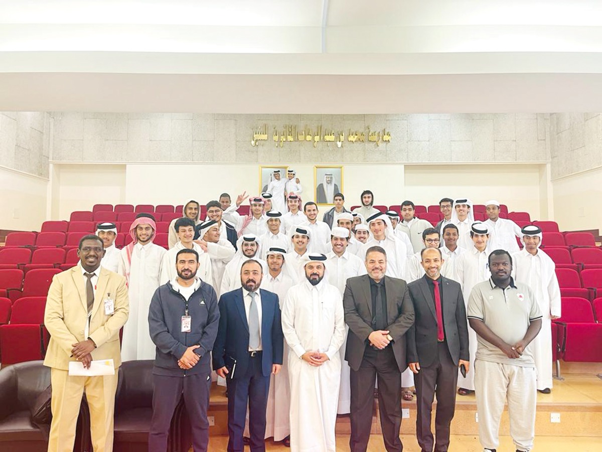 Participants during workshop by Al Rayyan Club on to develop youth capabilities.