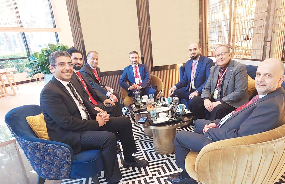 QRCS officials meeting with representatives of Jordan Red Crescent