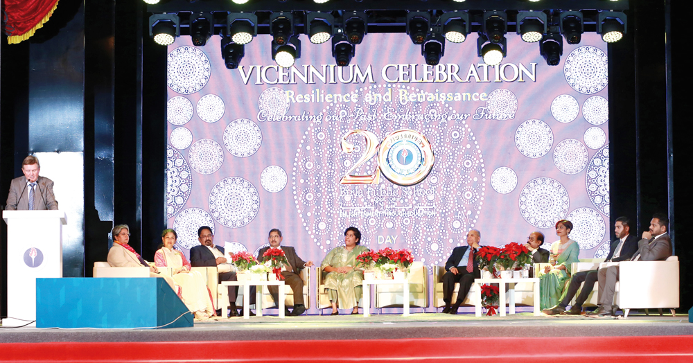 Birla Public School marked its 20th anniversary with the theme “Resilience and Renaissance: Celebrating our past, embracing our future.”