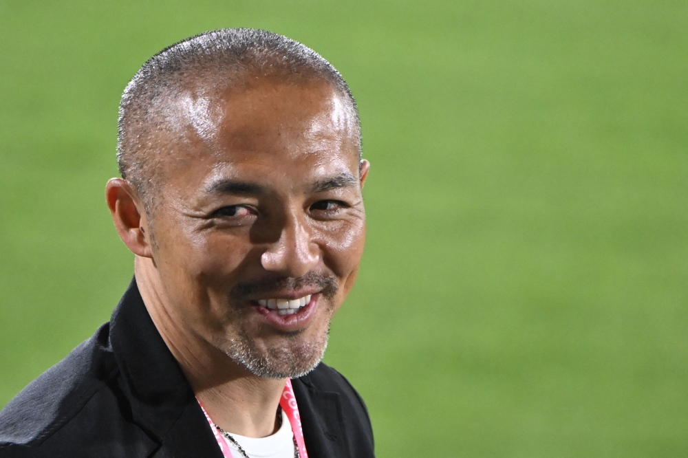 This file photo taken on December 1, 2022 shows former Japanese national football player Shinji Ono attending a training session at the Al Sadd SC training ground in Doha. Photo by Philip FONG / AFP