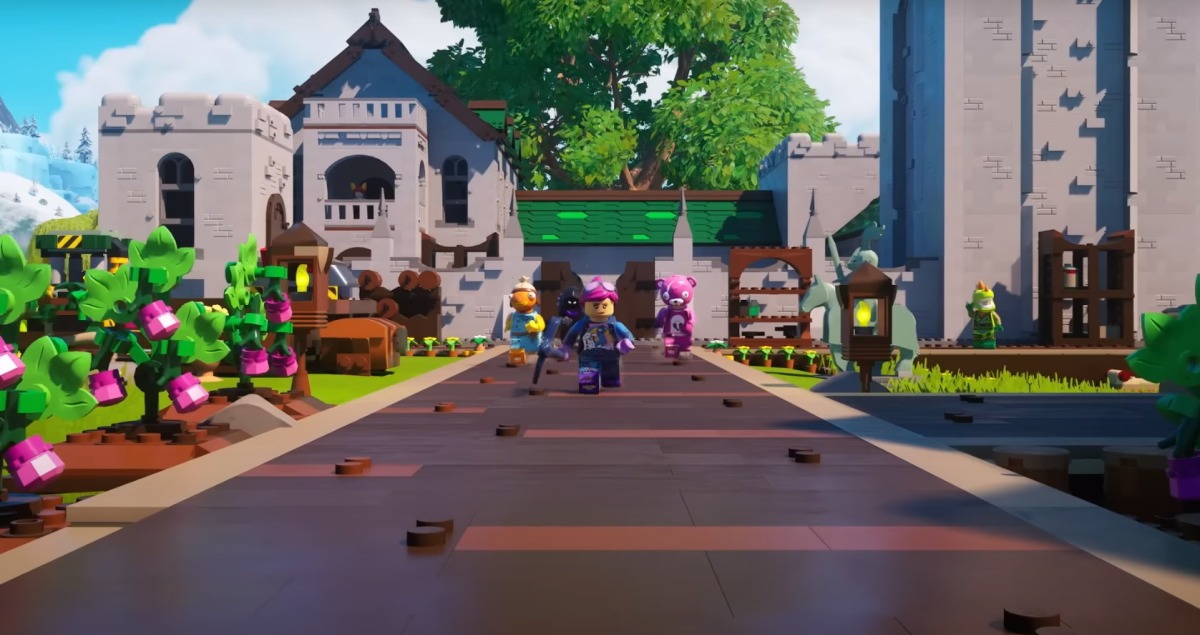 Screengrab from the official LEGO Fortnite Gameplay trailer. 