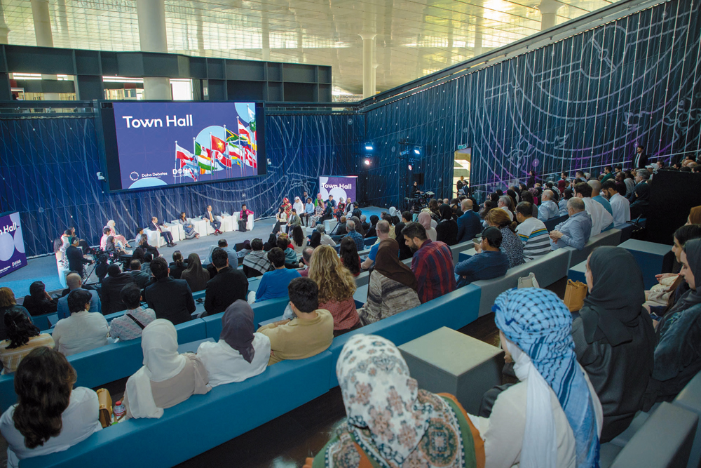 Participants at the event at the Qatar National Library in Doha.