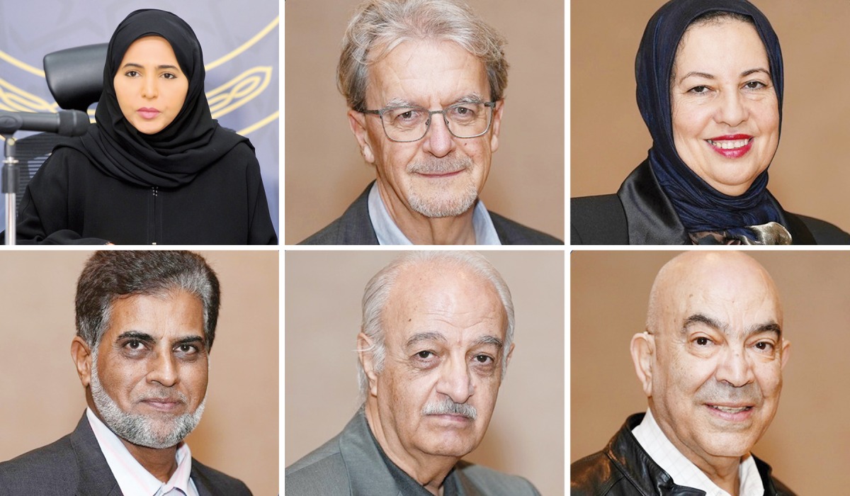 From top-left clockwise: Hanan Al Fayyad, Jaime Sachez Ratia, Nadia Al Ashery, Lahcen El Yazighi Ezzaher, Bassam Al Bazzaz, and Abdelhay Abro