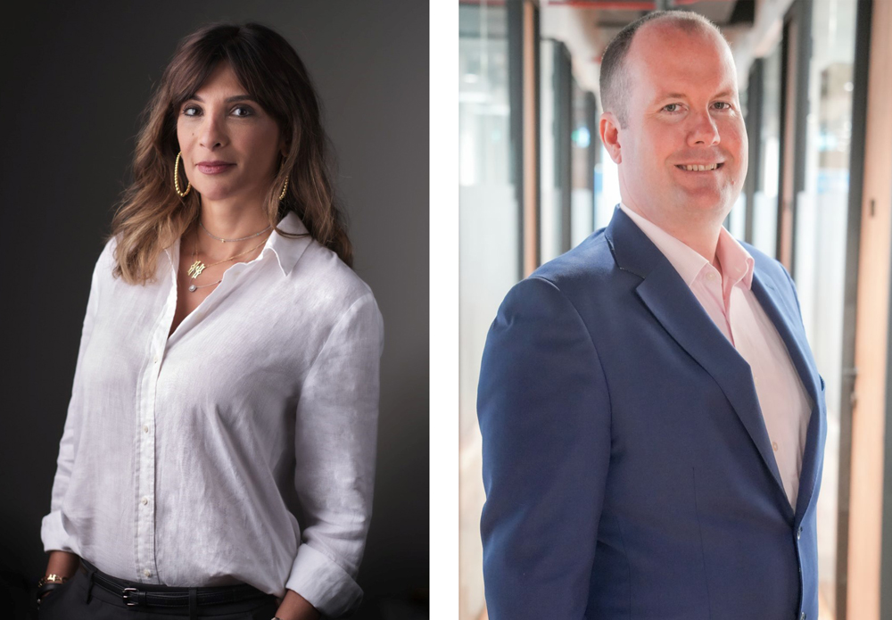 Hanadi Khalife (left) and Scott Livermore