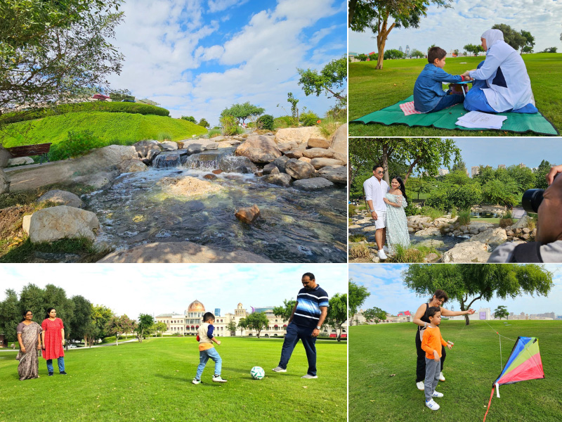 At Katara Hills, the chilly weather draws families and residents together. Photos by Marivie Alabanza / The Peninsula