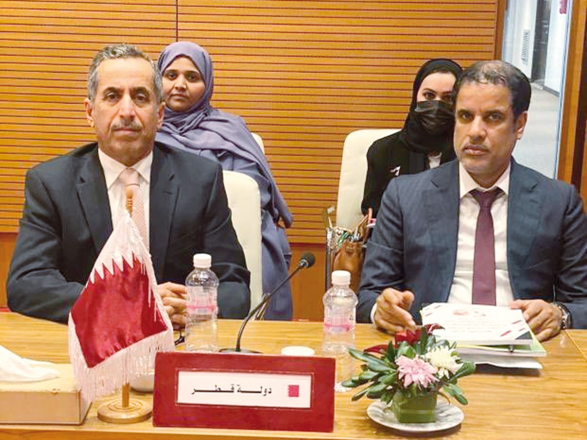 Undersecretary of the Ministry of Education and Higher Education Dr. Ibrahim bin Saleh Al Nuaimi during meeting of the heads of the Arab educational councils.