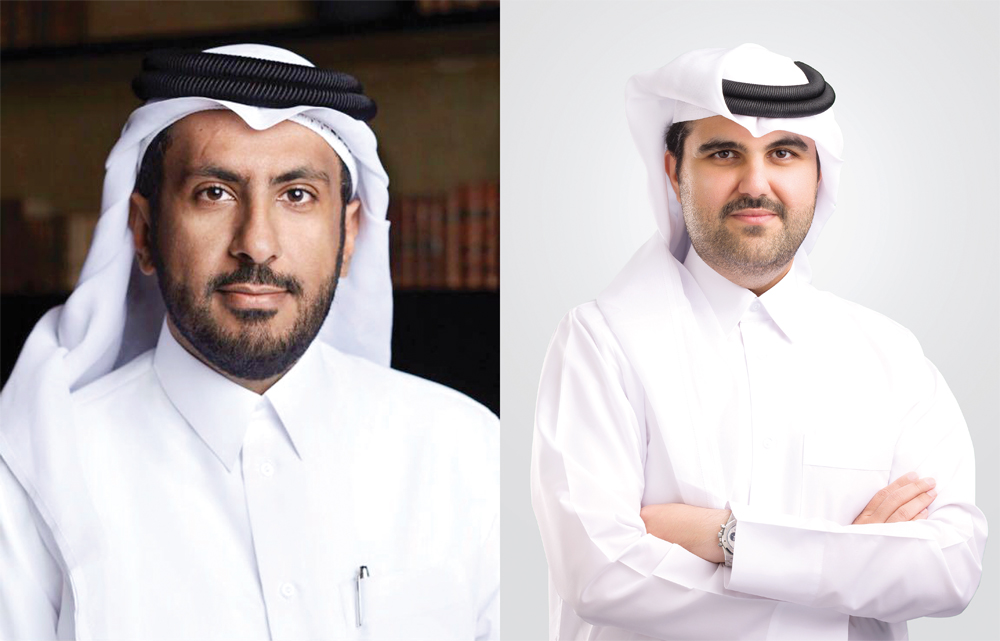 From left: HE Sheikh Faisal bin Thani Al Thani, Lesha Bank Chairman, and Mohammed Ismail Al Emadi, Lesha Bank CEO