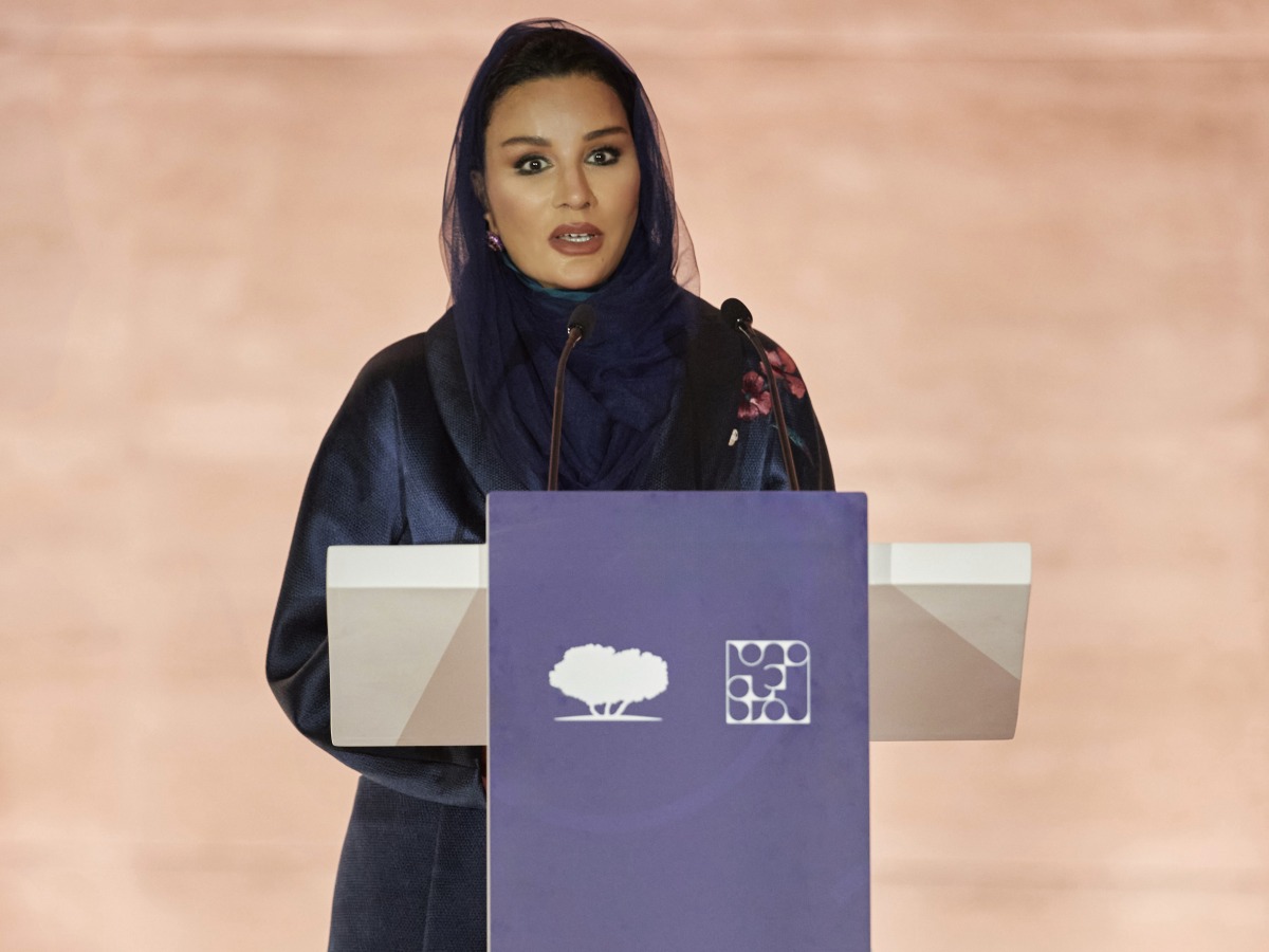 Chairperson of Qatar Foundation for Education, Science and Community Development and Founder of Al-Mujadilah HH Sheikha Moza bint Nasser