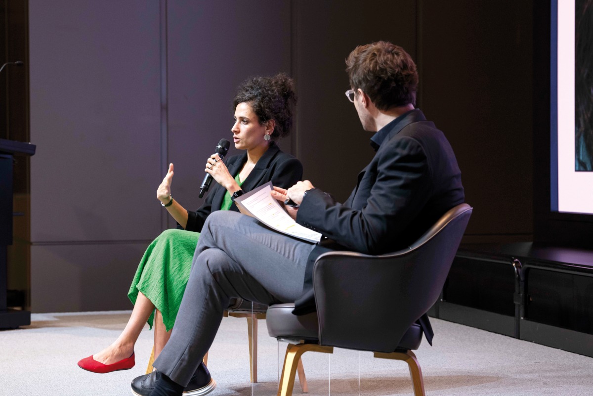Hala Alyan in conversation with VCUarts Qatar Dean Amir Berbić. 
