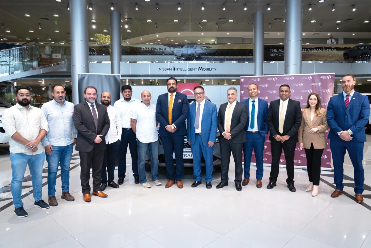 EGM and Head of Retail Banking at Commercial Bank Shahnawaz Rashid; AGM, Head of Cards and Payments at Commercial Bank Dr. Sudheer Nair pose with the winners.