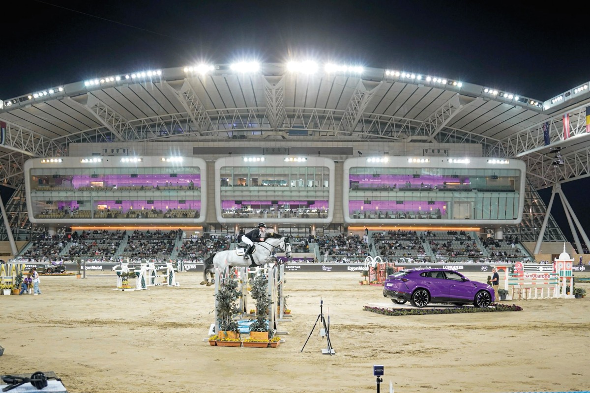 A file photo of action during CHI Al Shaqab. 