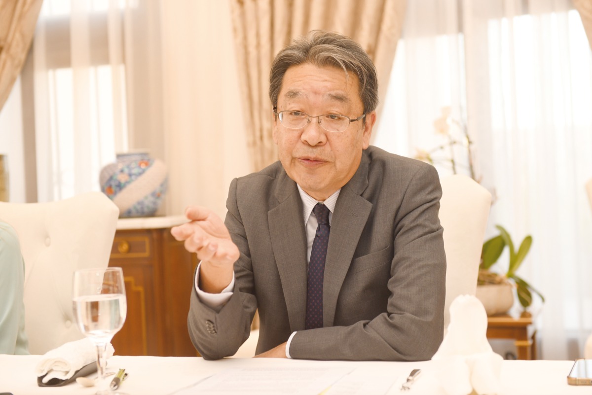 Ambassador of Japan to Qatar H E Satoshi Maeda 