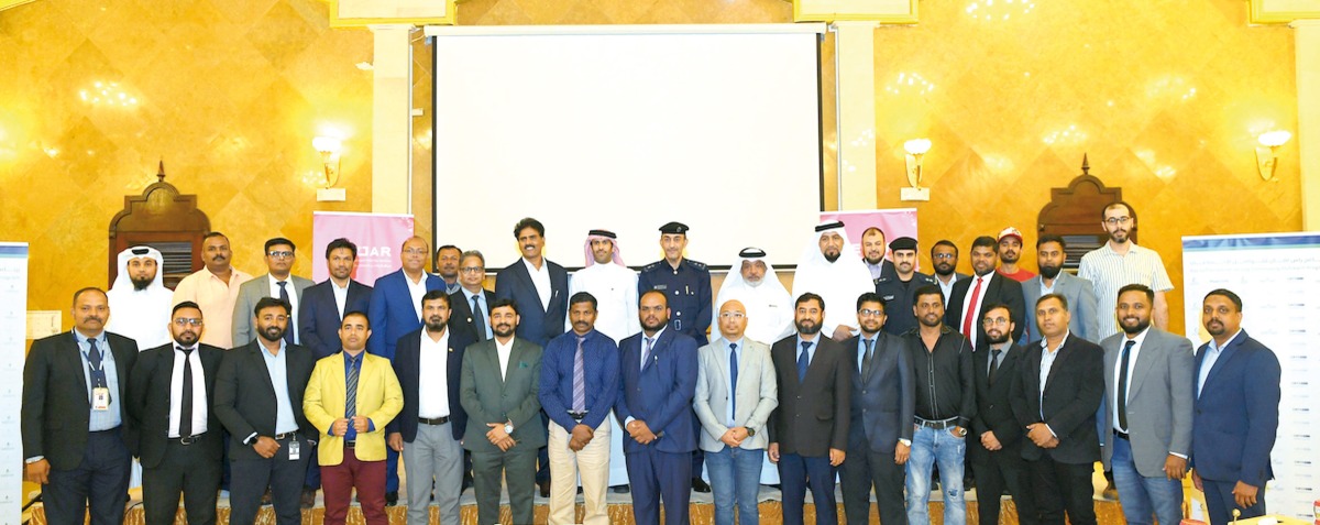 Officials and participants at the workshop. 