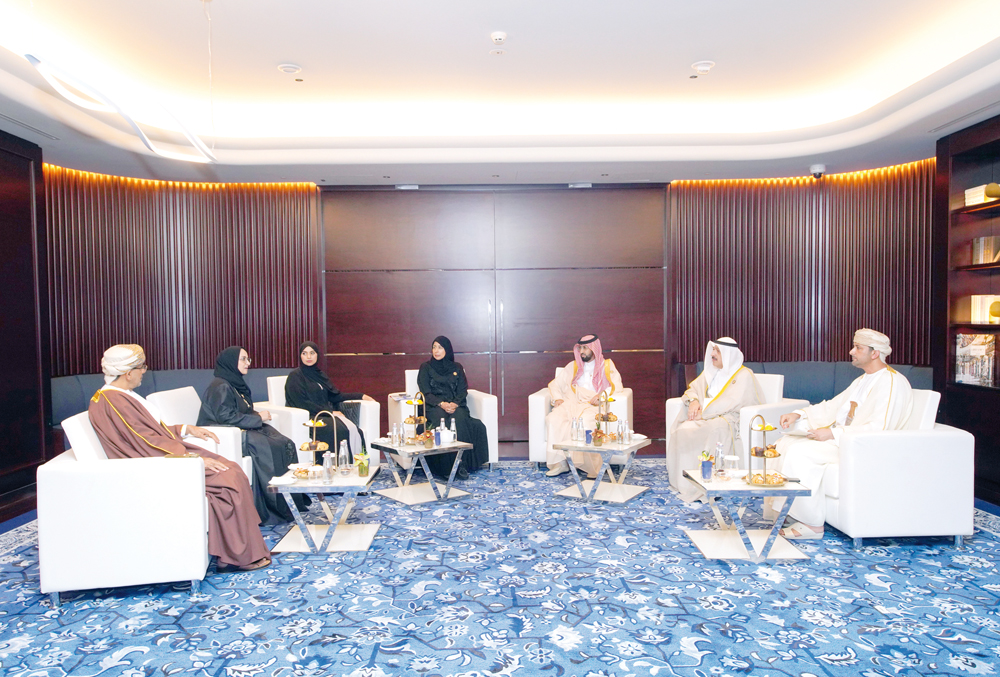 Minister of Public Health H E Dr. Hanan Mohammed Al Kuwari chairing a meeting of ministers concerned with food safety in GCC countries. 