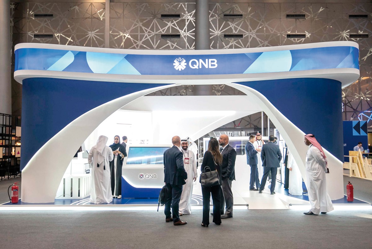 QNB stand at Web Summit Qatar 2024.