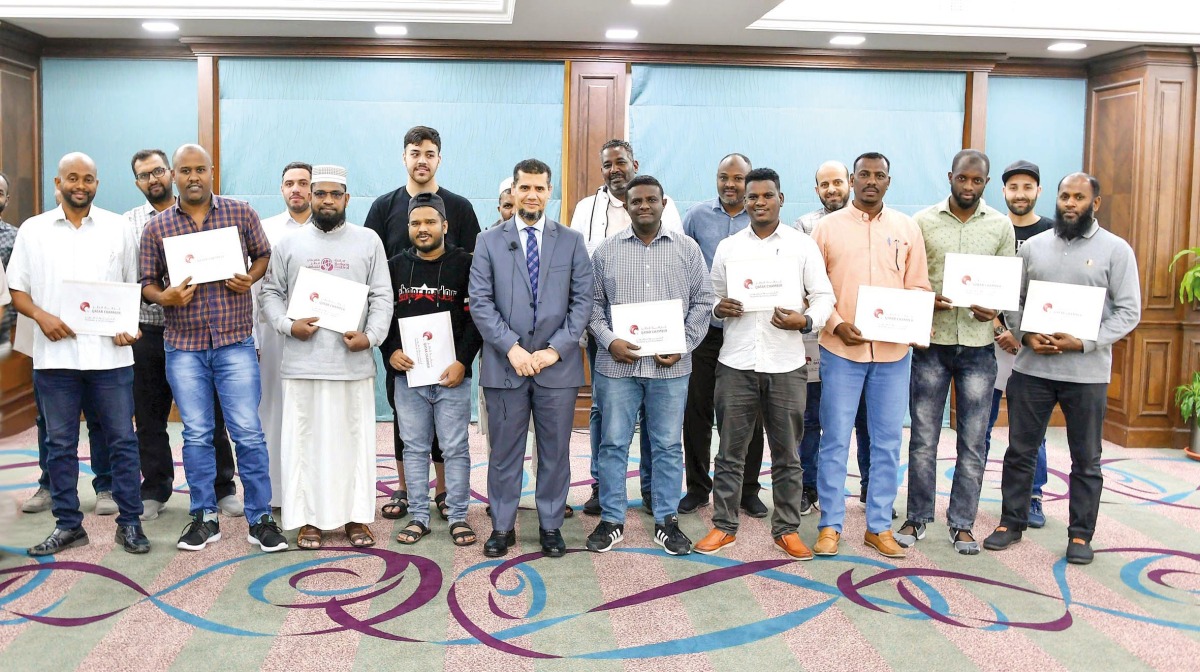 Customs brokers and representatives during the training programme hosted by Qatar Chamber.