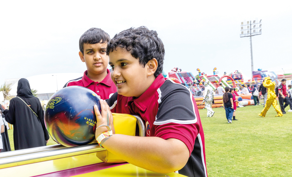 Participants during one of the activities at the event.
